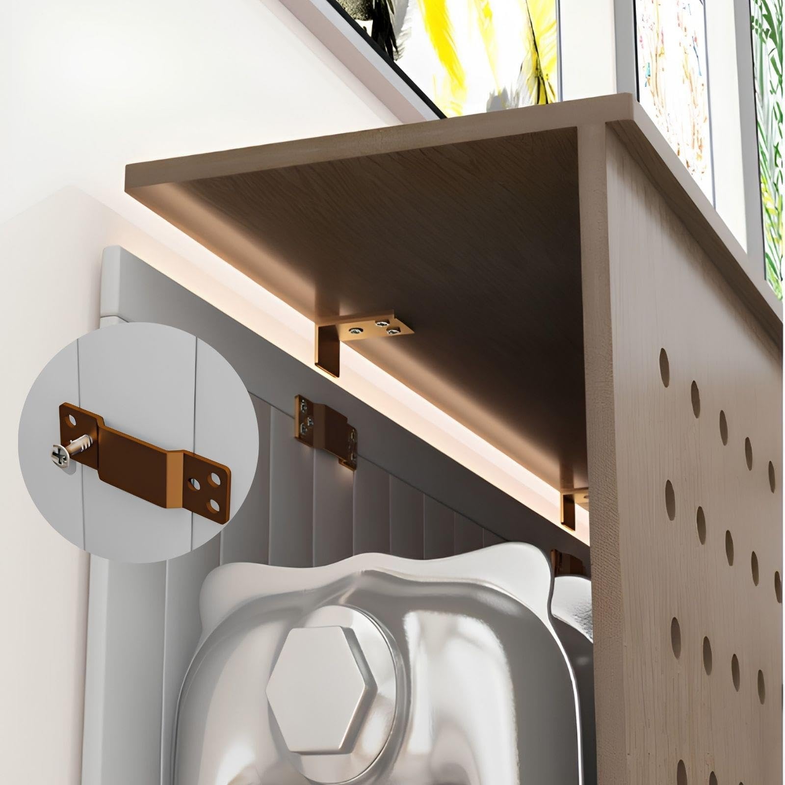 Tablette Radiateur, Habillage Chauffage, Armoire PVC
