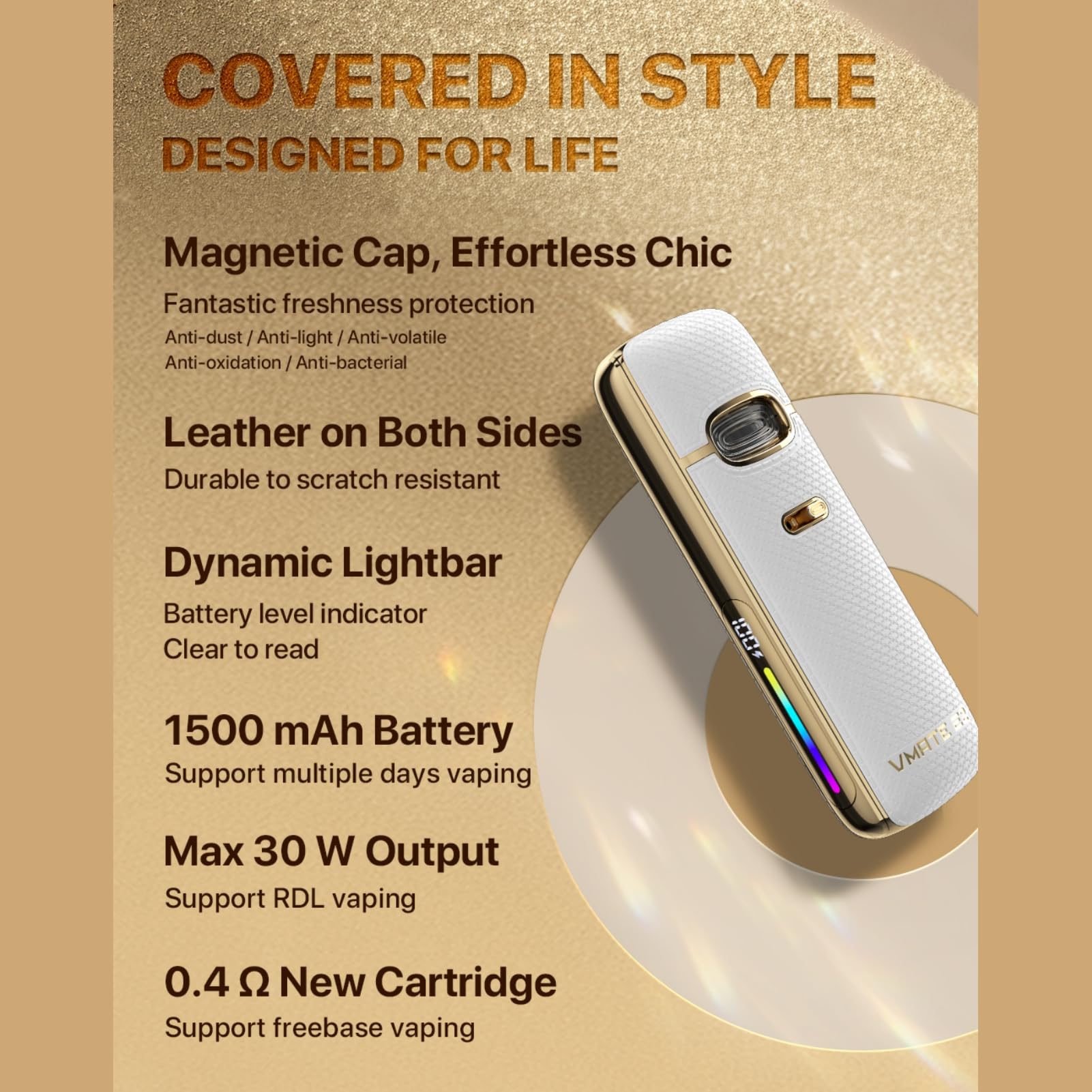 elfbar nachfüll pod läuft aus Kit Pod - Vmate E2 1500mah - VOOPOO - CultureVap main image 1