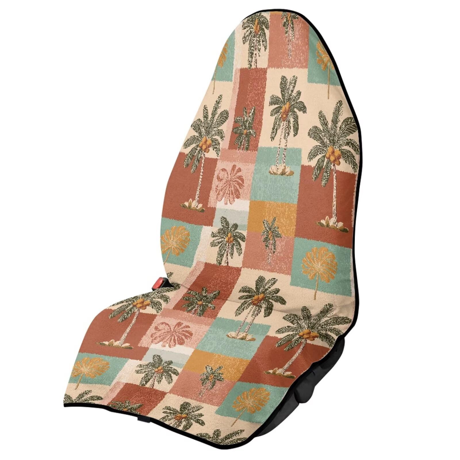 Seat Covers for Cars Protector Front Seats Only,Waterproof Boho Mandala Floral Bucket Towel Seat Covers for Cars, SUV and Trucks,Fashion Car Accessories Easy to Install