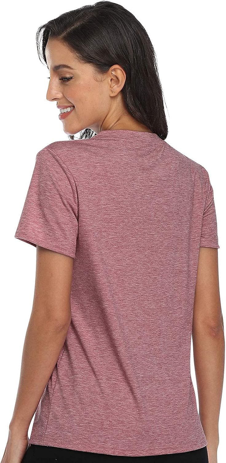 Baseball Mom Shirt Womens Mom Shirt Short Sleeve O-Neck Letter Print Casual Tops Tees - Image 5