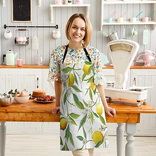 Miniatura 7 de HGOD DESIGNS Delantal de cocina para perros para mujeres y hombres para cocinar, jardinería, baberos ajustables para el hogar, tamaño adulto,
