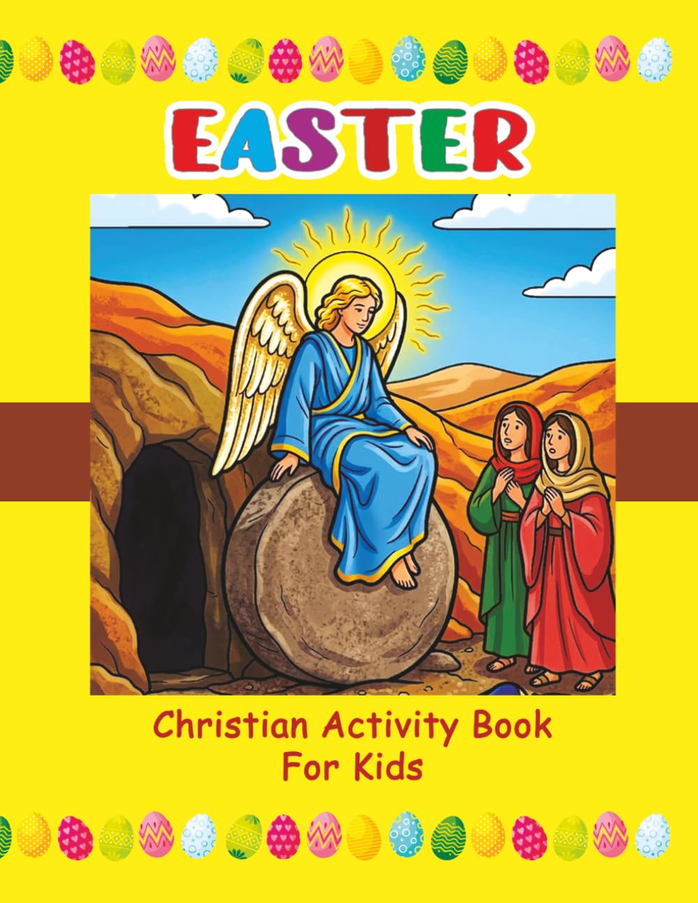 Easter Christian Activity Book for Kids: A religious easter activity and coloring book for children. Paperback