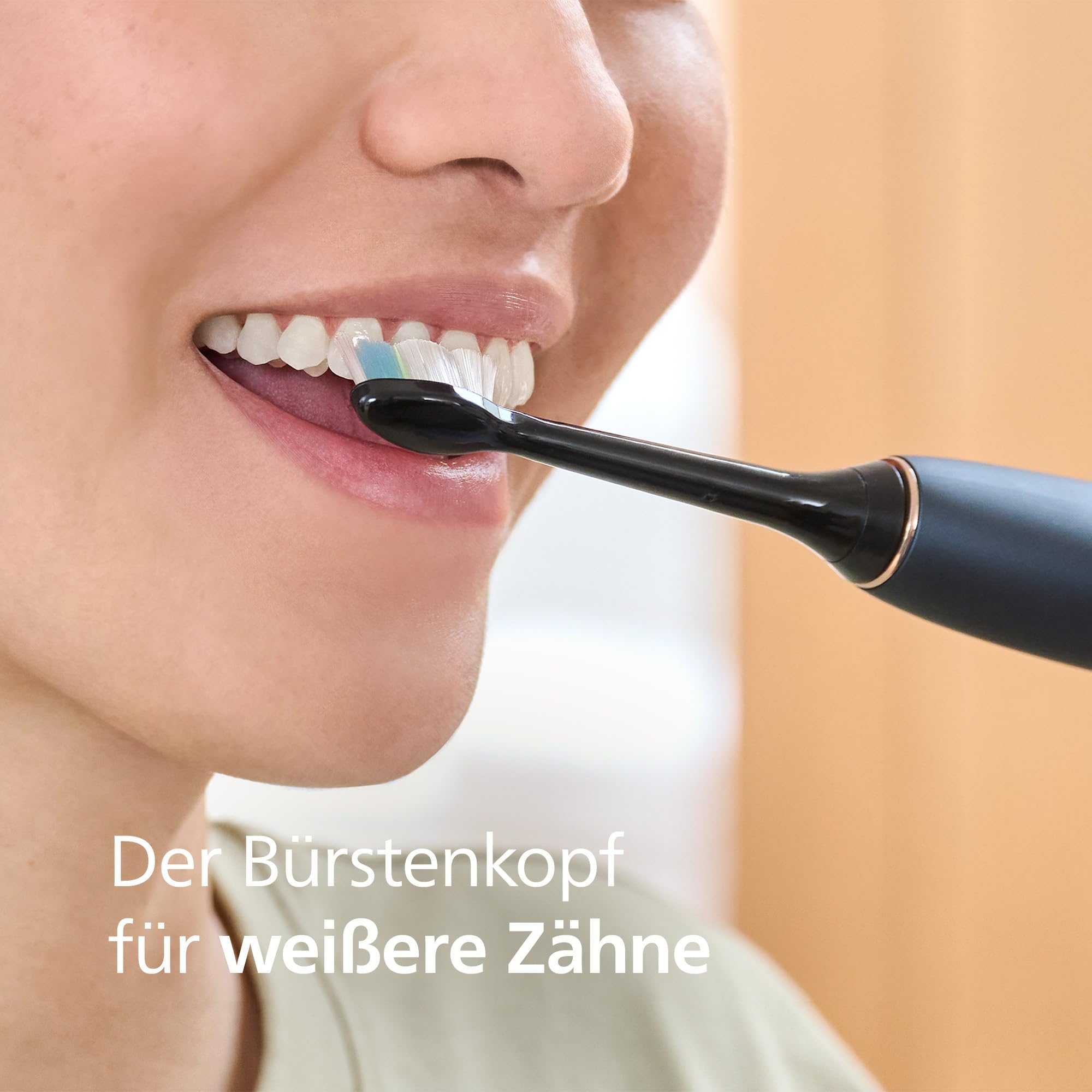 Philips Sonicare W2 Optimal White, Original Ersatzbürstenköpfe, Schwarz, 4er-Pack, HX6064/88 - 2