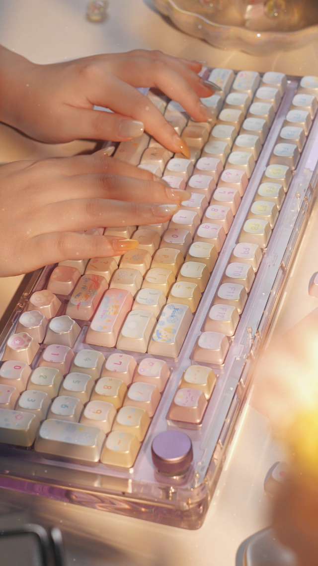 Amazon.com: KiiBoom Phantom 98 Crystal Mechanical Gaming Keyboard