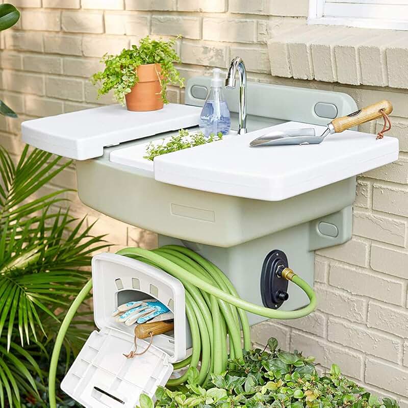 outdoor garden sink