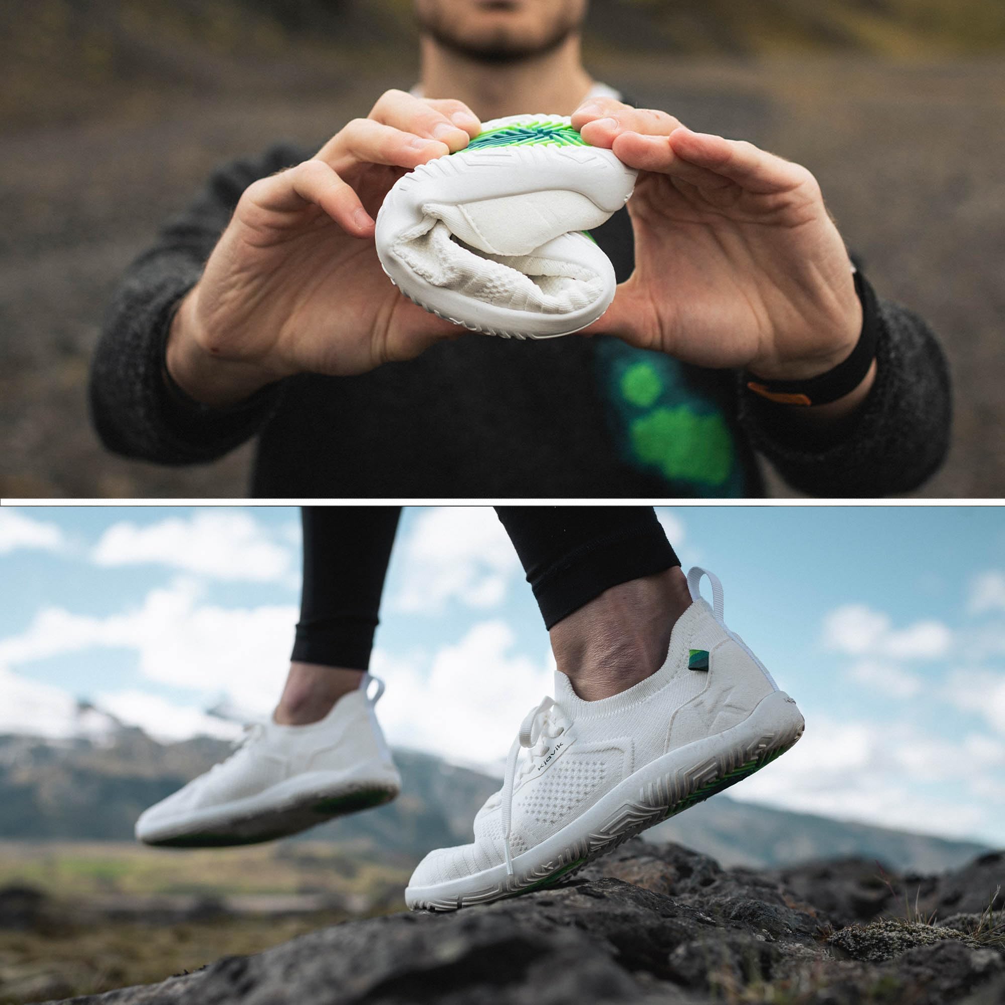 Kjavik One Barfußschuhe Herren & Damen - Barfußschuh Sneaker mit Insole-System - Minimalschuh für Sport & Alltag
