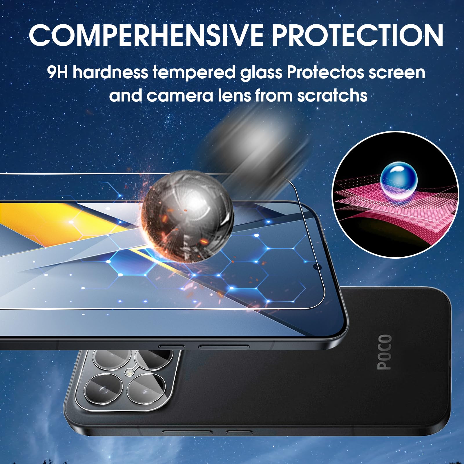 ScreenLeaf - Screenprotector Voor Xiaomi Poco F8 Ult Voor Camera   Duurzame Schermbescherming Folie Beschermfolie Transparant 2 Stuks 1195462118