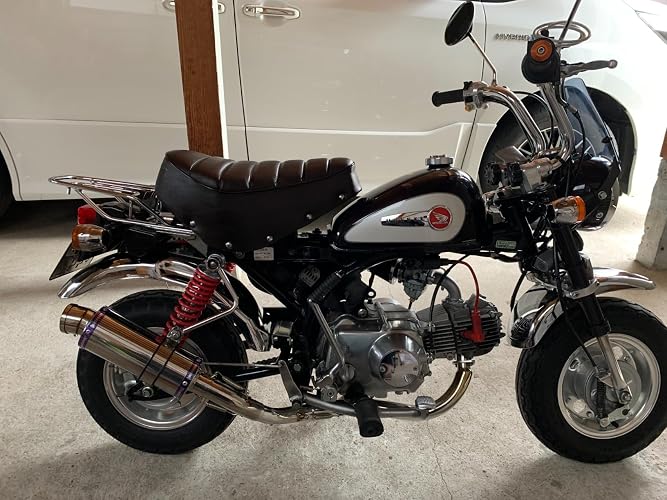 Amazon | ホンダ 用 エキパイ ステンレス 重低音 マフラー モンキー