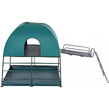 JumpKing 3-in-1 Adventure Climbing Structure with Pit Base Kids Black/Green | Sloped Ladder Bridge, Secure Safety Rails, Sturdy Steel Frame, Indoor And Outdoor Use, Encourages Active Movement, Durable
