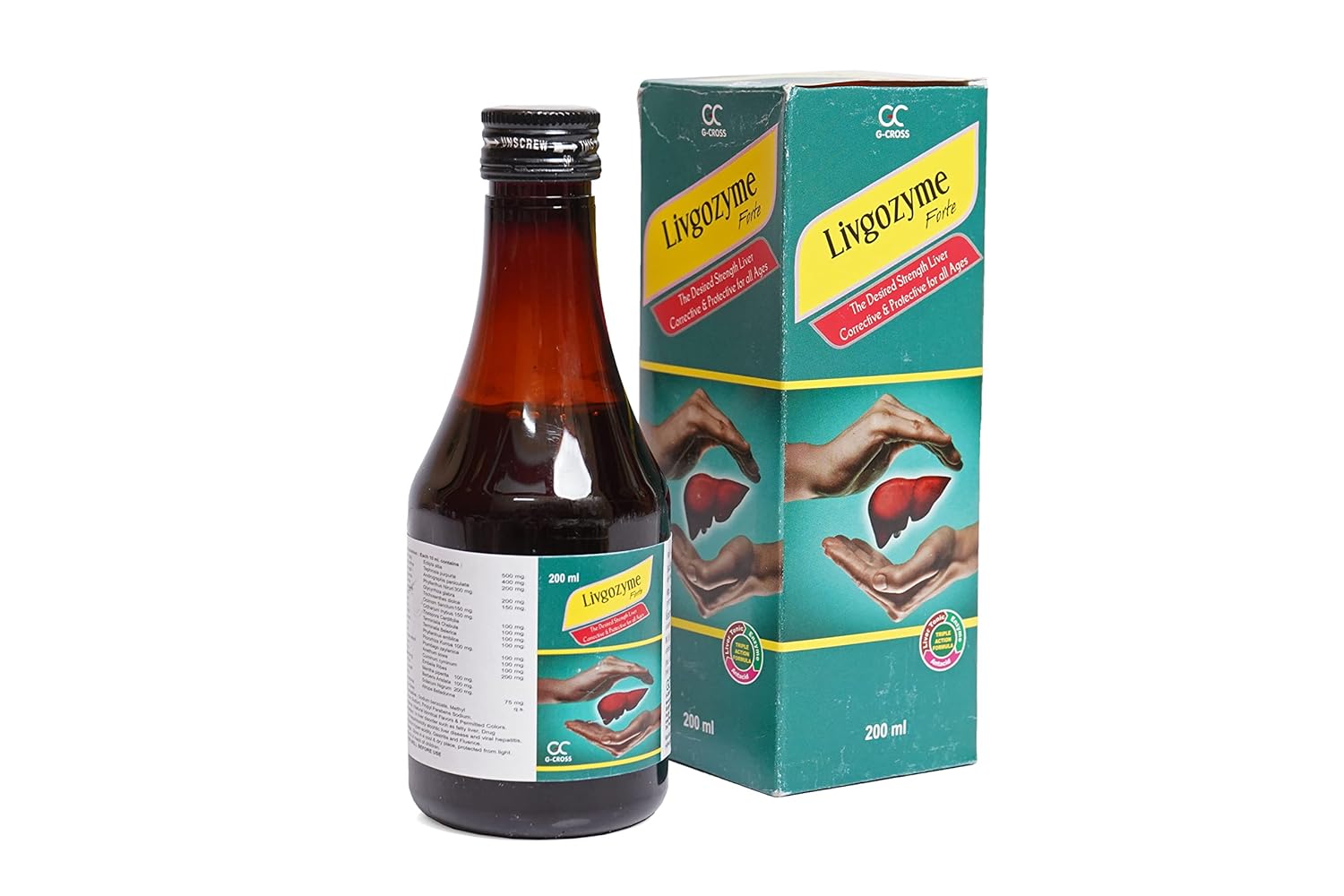 Buy Livgozyme Forte Syrup to Help the Liver Cleanse the Digestive System Syrup For Liver