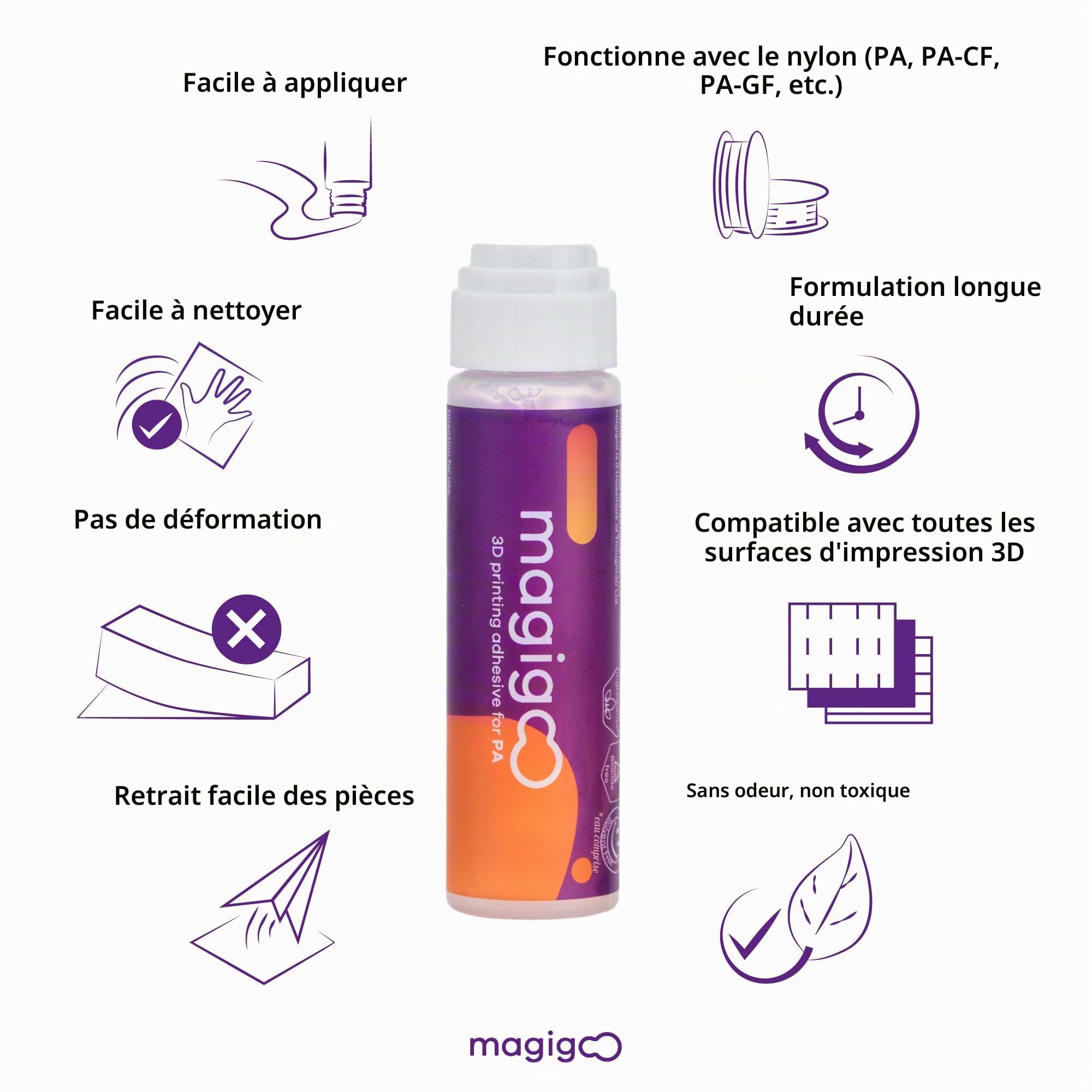 Magigoo Pro PA – Adhésif d'impression 3D pour polyamide (nylon).