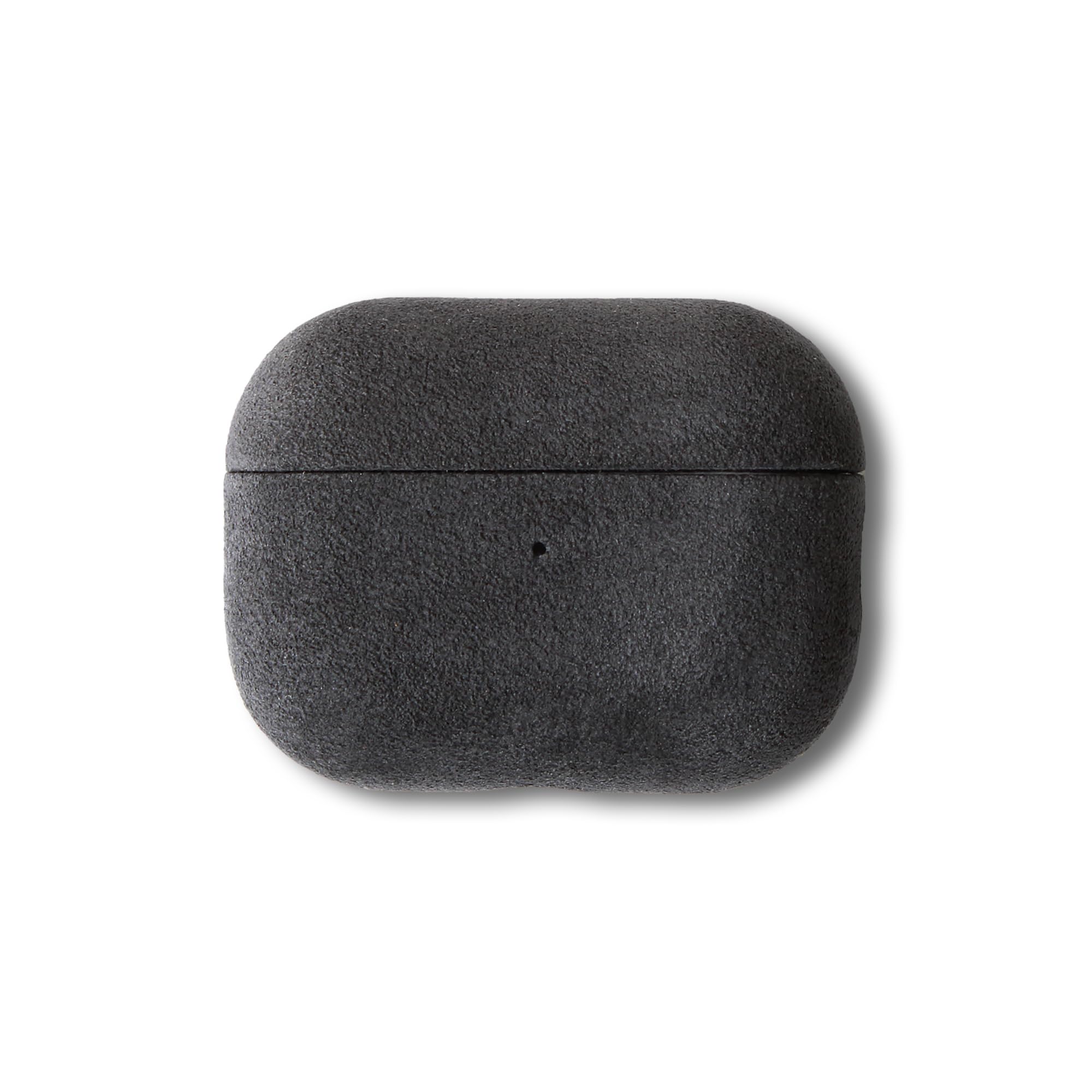 Coque AirPods Pro 3 Compatible Apple en Alcantara, étui de Protection Premium, Protection Case MagSafe Compatible, fabriqué à la Main (Charcoal Grey)