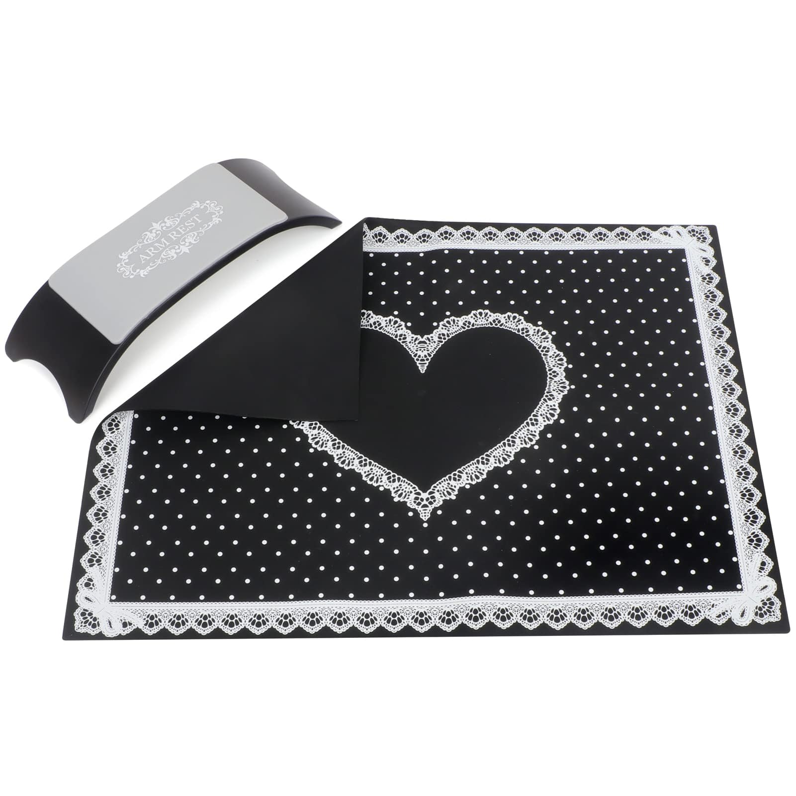 URBAN BOX Silicone Hand Pillow Nail Art Arm Rest & Manicure Table Mat,Manicure Set Tools,Can Be Cleaned and Easy to Carry,Wear-Resistant Nail Polish Hand Holder Nail Salon Tools (Random Color)-image-28