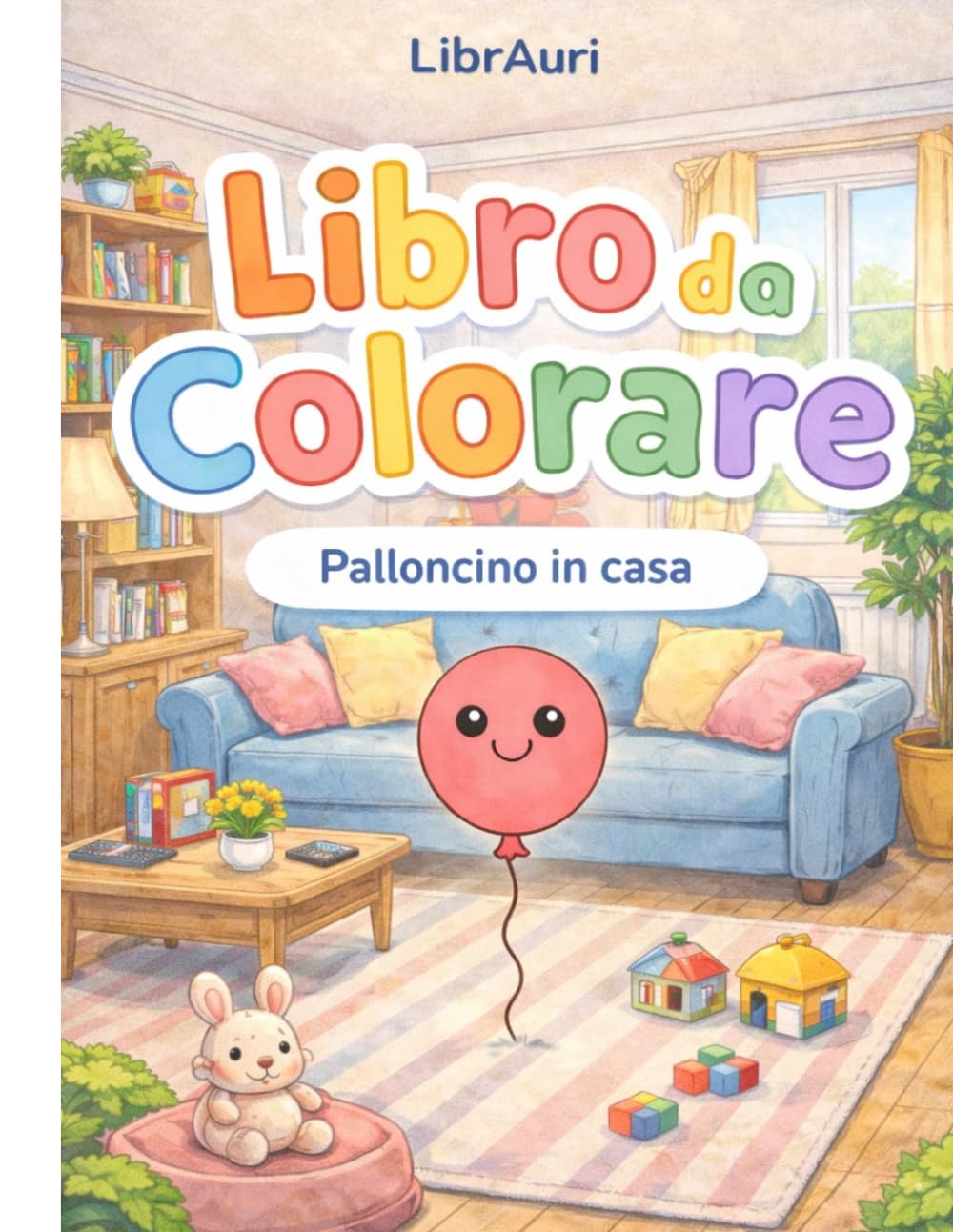 LIBRO DA COLORARE: Palloncino in casa