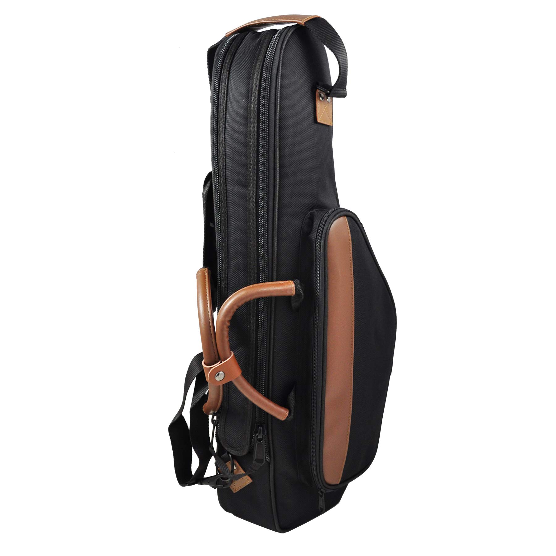 Soundman Gigbag pour Saxophone Alto - Fonction Sac à Dos - avec Poche d'accessoires volumineuse - Étui pour Saxo
