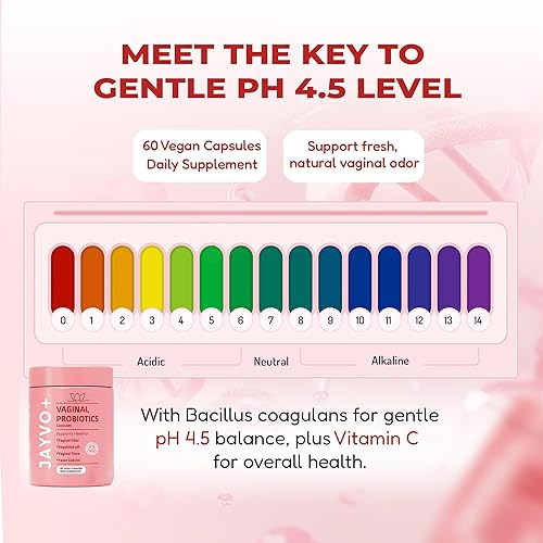 Miniatura 6 de JAYVO Probiótico vaginal - Apoya el equilibrio del pH vaginal, el control de olores y levaduras, vegano, sin gluten, sin OMG, suplemento diario para