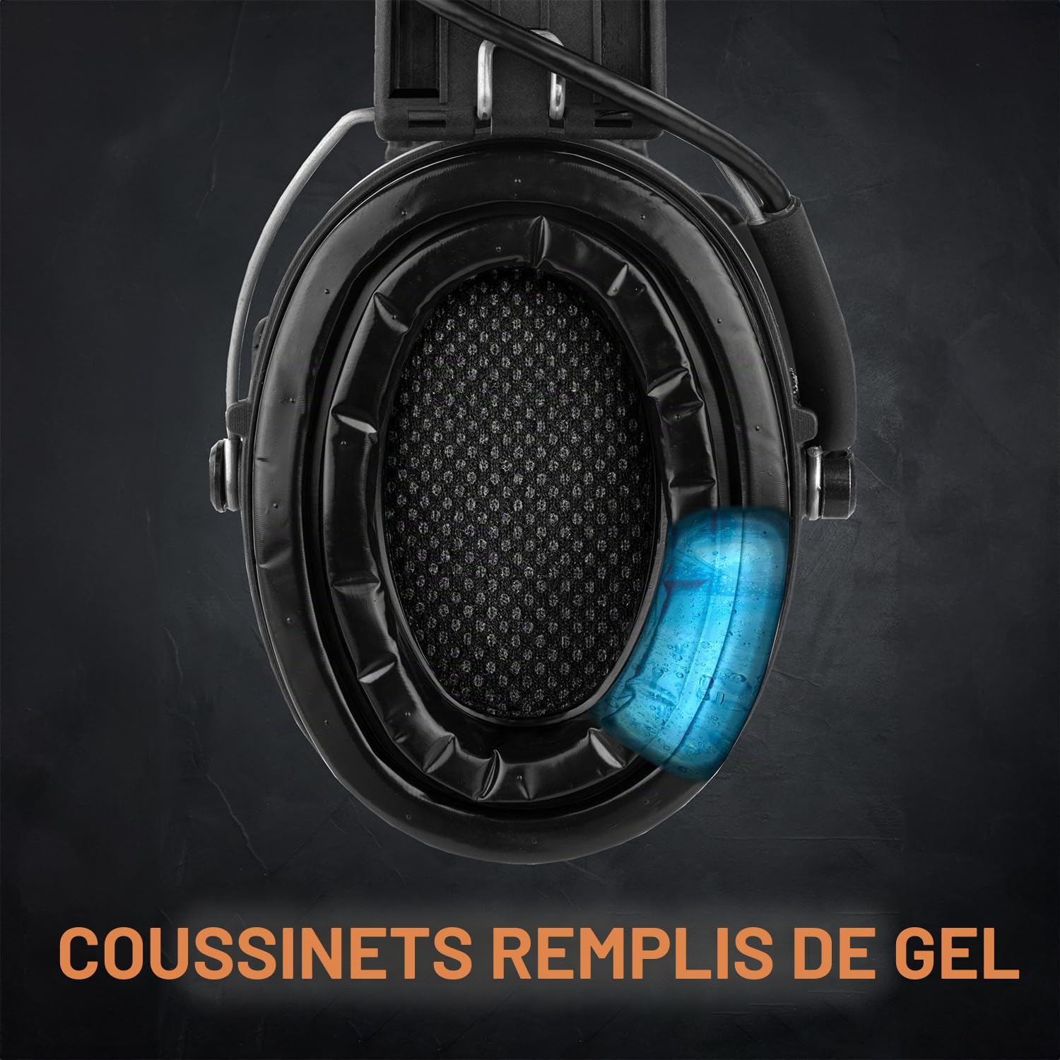 Sordin ACE Schakal Casque Antibruit - Actif & électronique - Casque Antibruit pour la Chasse et le Tir Sportif