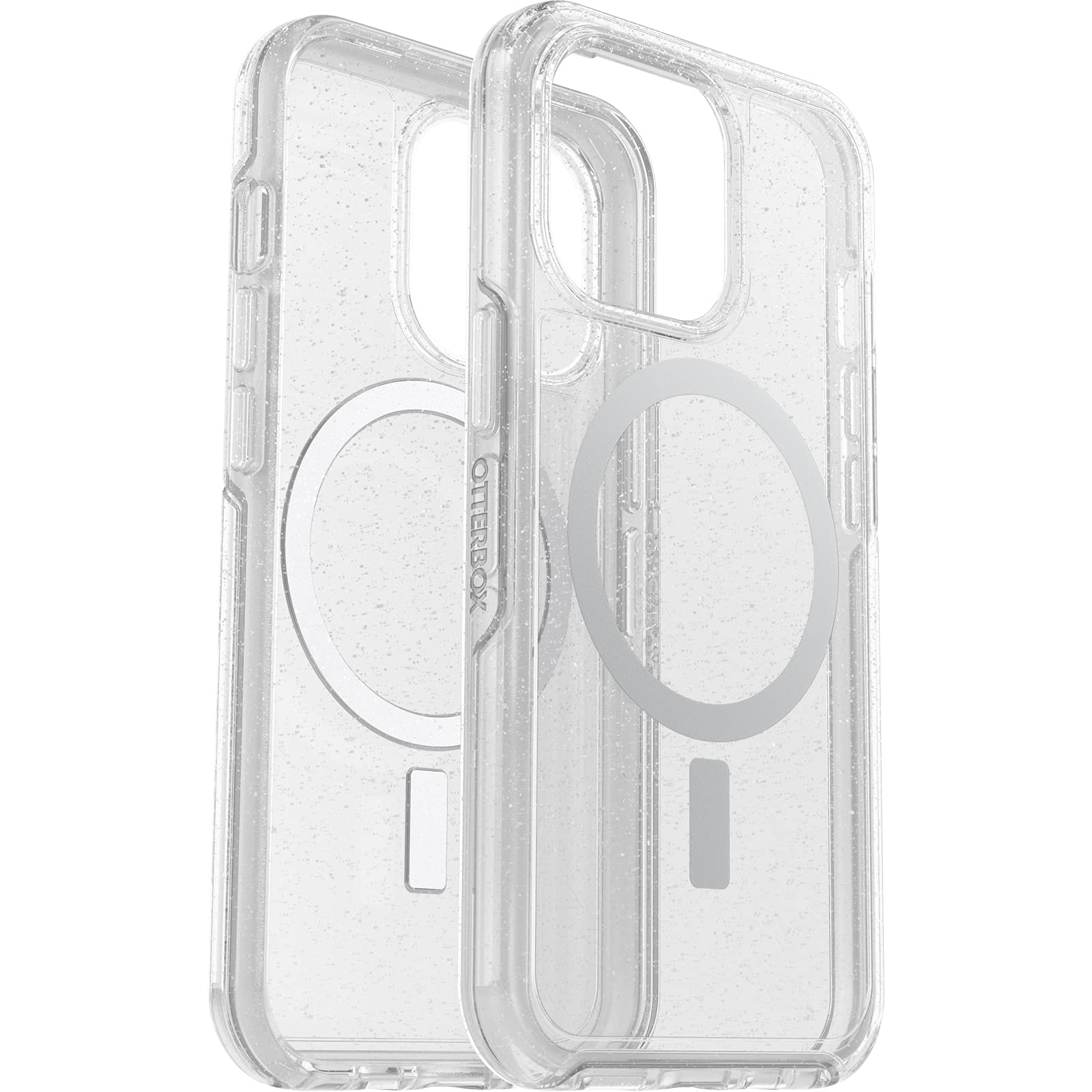 OtterBox Cover per iPhone 13 PRO Symmetry+ Clear con MagSafe, Resistente a Shock e Cadute Fino a 2 Metri;Sottile, Testata 3X Norme Mil-Std 810G, Protezione antimicrobica, Stardust