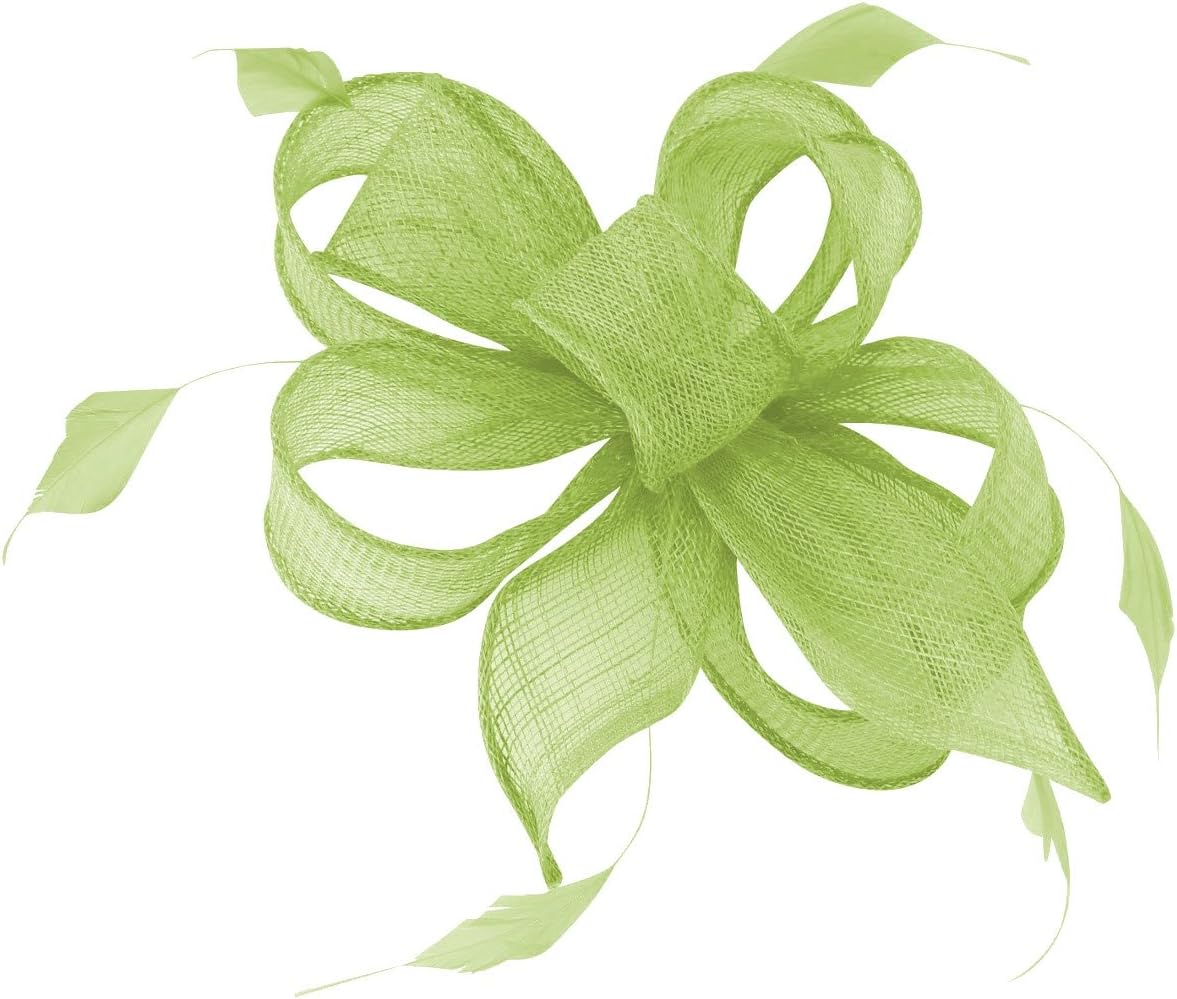 Hawkins Collection Sinamay Loops and Leaves Comb Fascinator