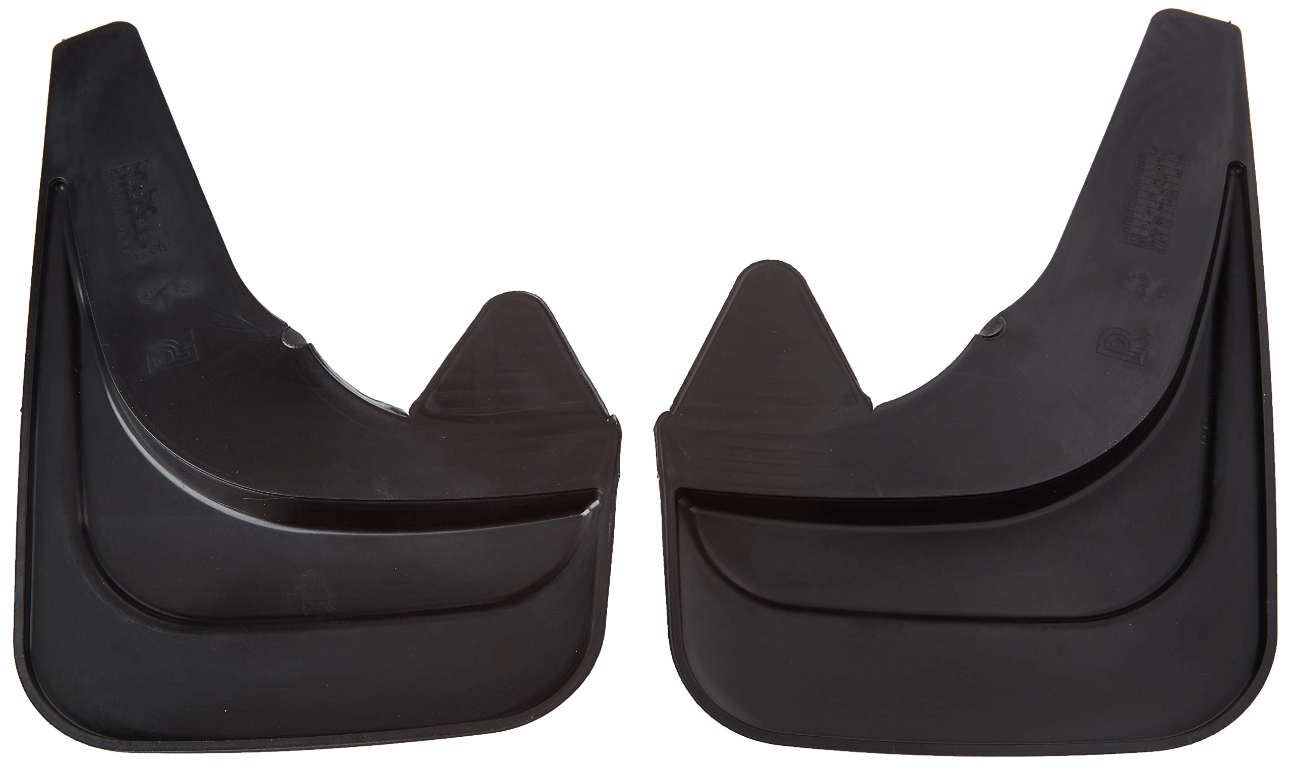 Juego de 2 guardabarros universales, color negro, goma, ajuste perfecto