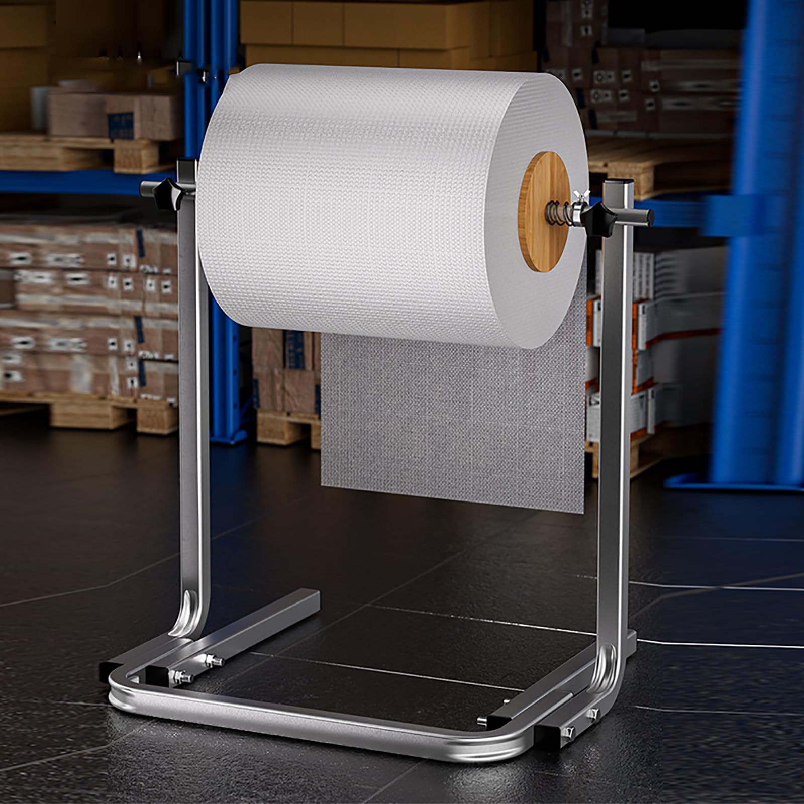 Este Soporte Manual para dispensador de Rollos de plástico de Burbujas, con tensión Ajustable, es Ideal para Embalaje y envío.