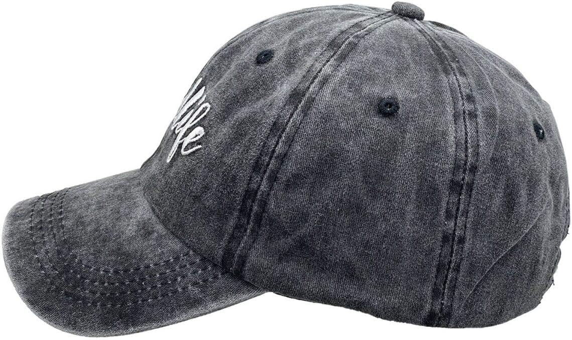 Dad Life Vintage Washed Denim Adjustable Baseball Cap for Men - Image 3