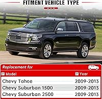 Vista 2 de Juego de escobillas de parabrisas para 2009-2013 Chevy Suburban 1500 2500 & 2009-2013 Chevrolet Chevy Tahoe - 22" 22" 12