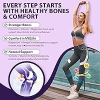 Vista 8 de Suplemento de citrato de potasio y gluconato de potasio, 1200mg Dos formas de gomitas de potasio, con magnesio, Omega-3, calcio, vitamina D3 K2 B12