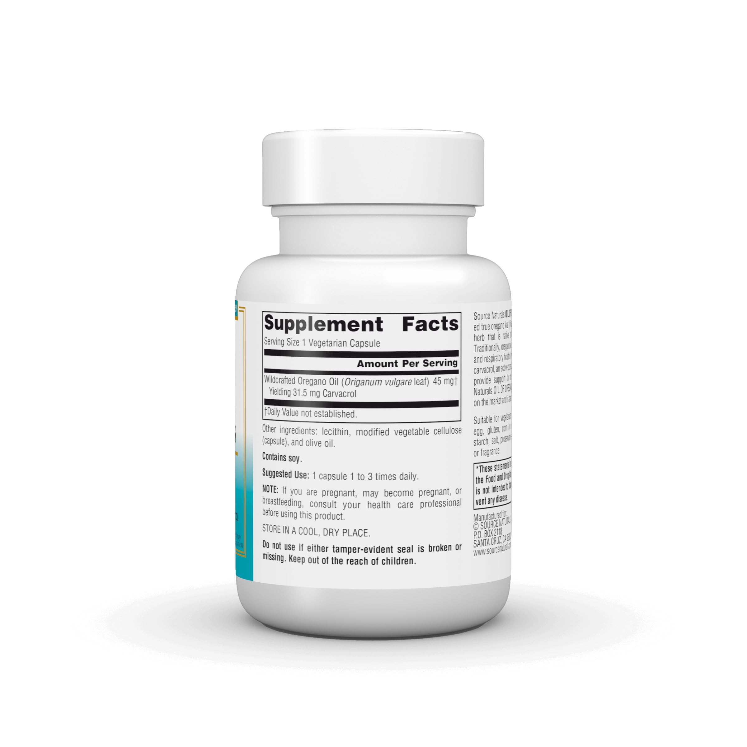 Source Naturals, Wellness Oil of Oregano, 30 Vegetarian Capsules — Amazon image 3