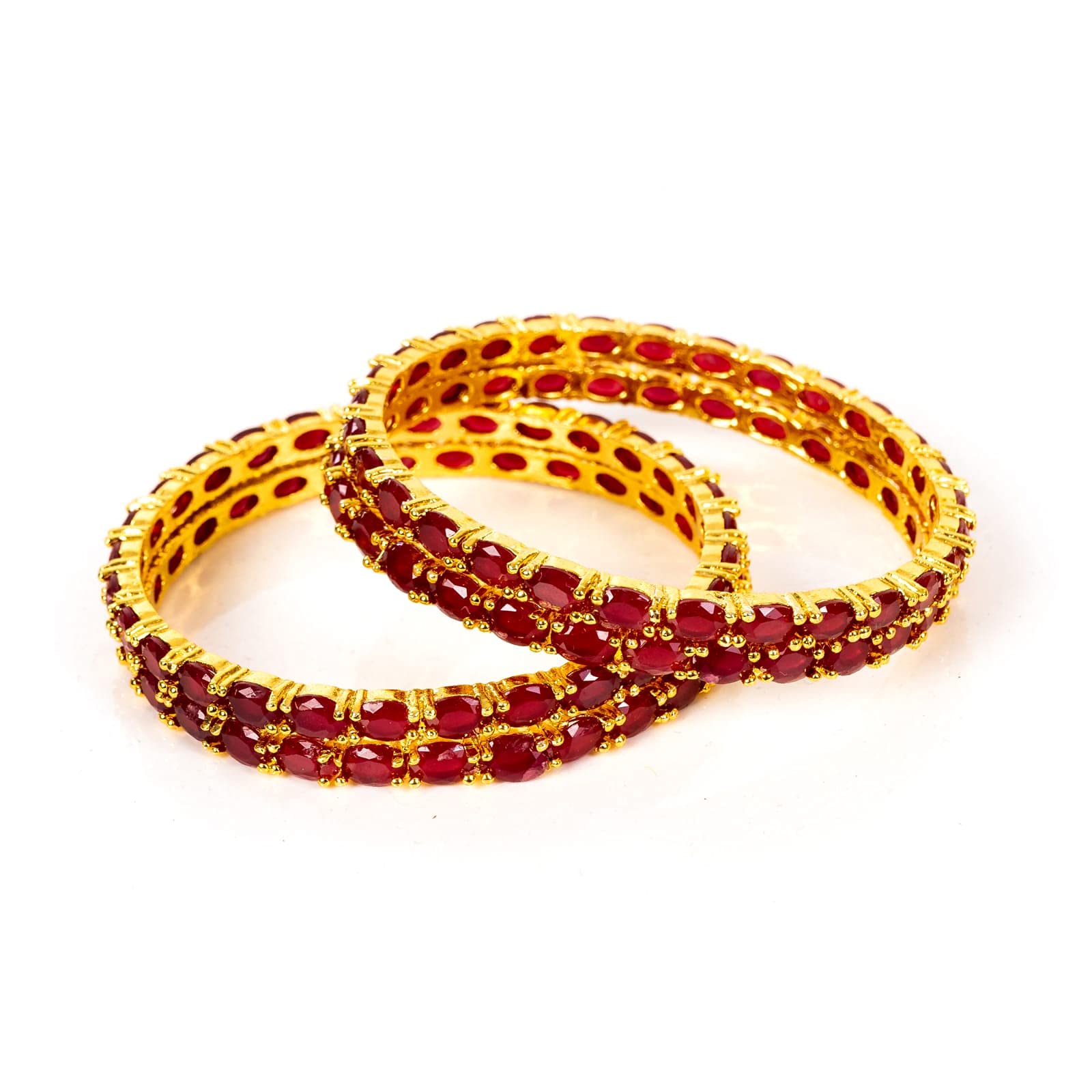 MANIKYA Women’s Bangles Set For womens With Studded Beautiful American diamond Suitable For All Occasion (2.4, DESIGN 1) (B09B3X446X) Amazon Price History, Amazon Price Tracker