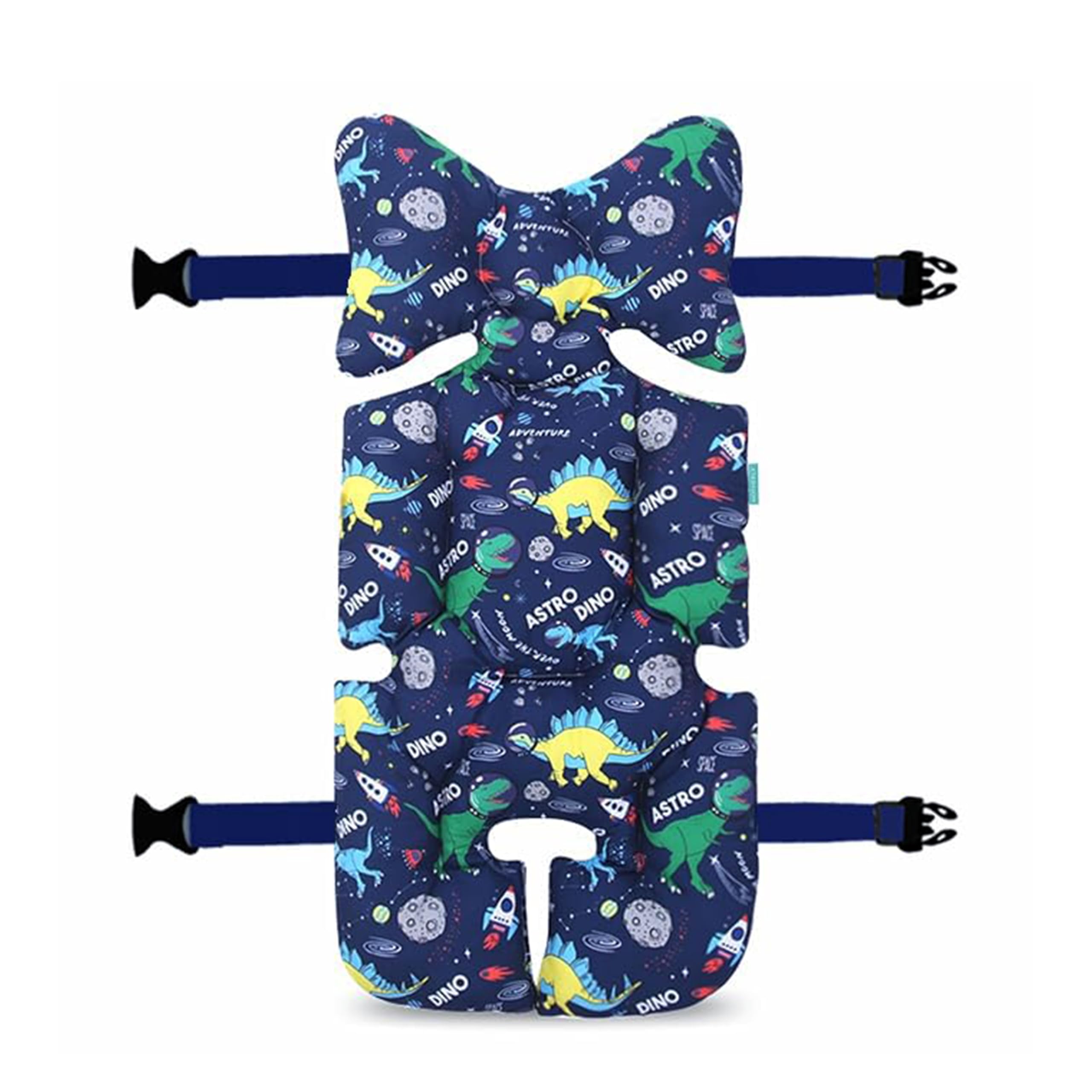 Motherly Baby Stroller Seat Cushion for Strollers, Car Seat & Chair, Breathable, Multi-Purpose All-in-one Infant Carriage Cushion, High Chair Seat Cushion, Push Chair Stroller Cushion (Space Print)