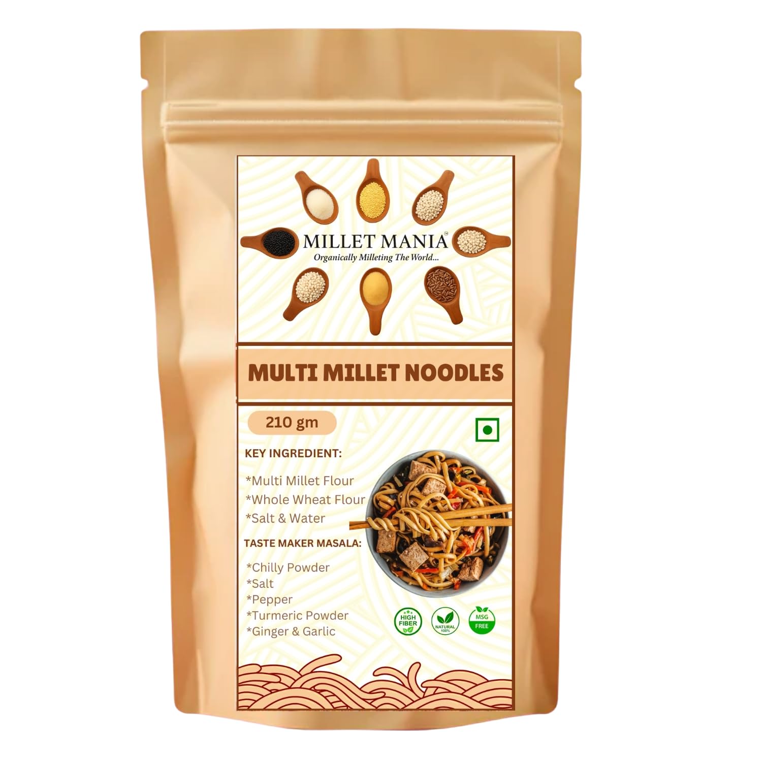 Millet Mania Multi Millet Noodles | Healthy And Delicious | Vegan | Fill With Vitamins And Iron (Pack of 1)-image-25