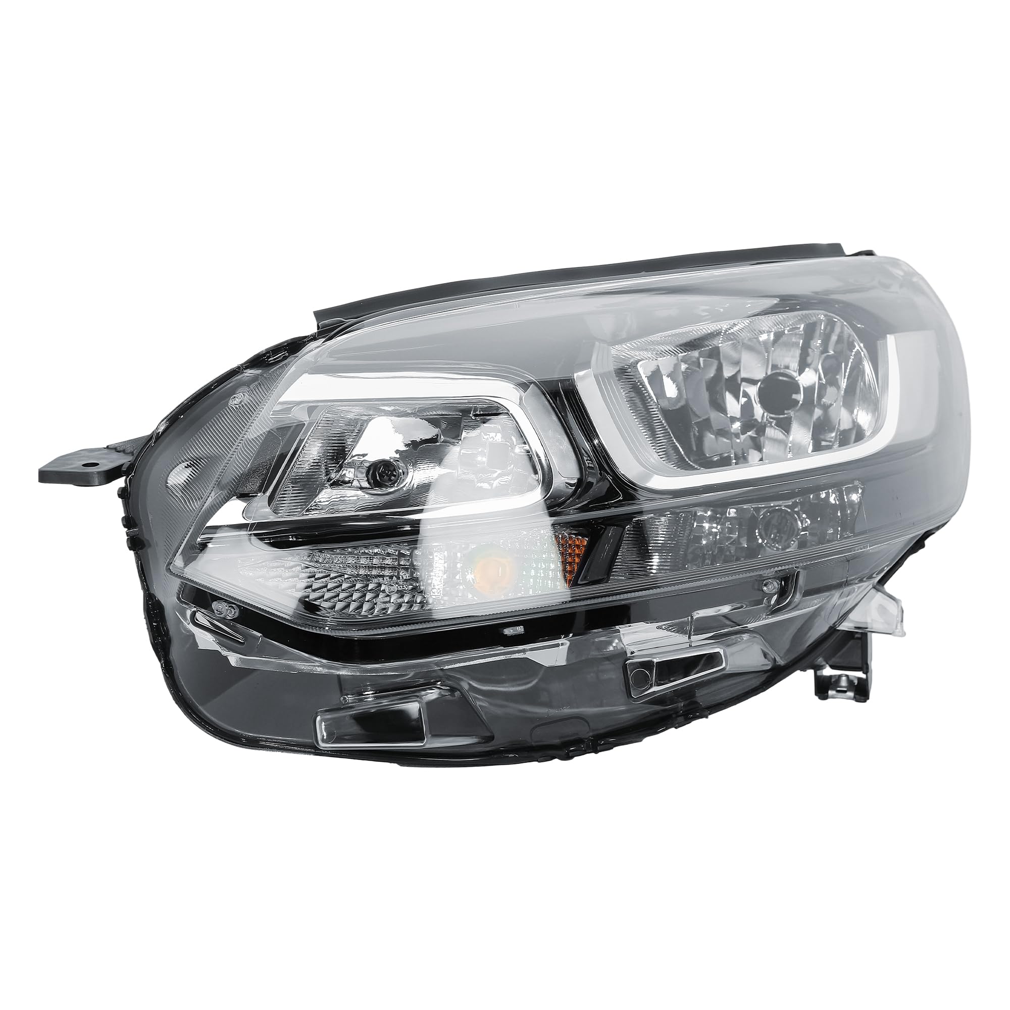 LONGLING Phare gauche côté conducteur, projecteur avant avec moteur, pour Citroën Jumpy, Opel Vivaro, Fiat Scudo 2016-2024