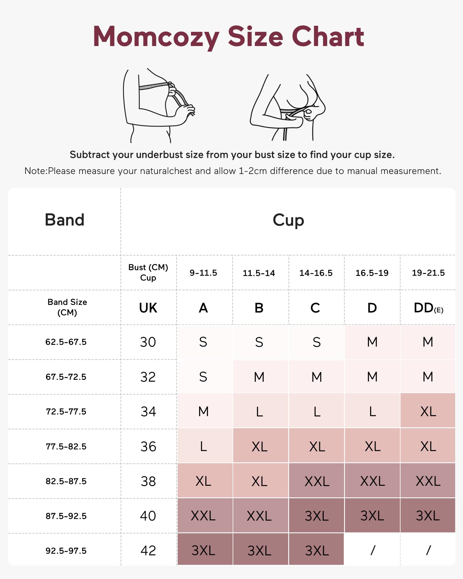 momcozy Nursing Bras for Breastfeeding, YN21 Seamless Ultra Comfort Maternity Bra, Natural Shape, Pregnancy Sleep Bralette - 5