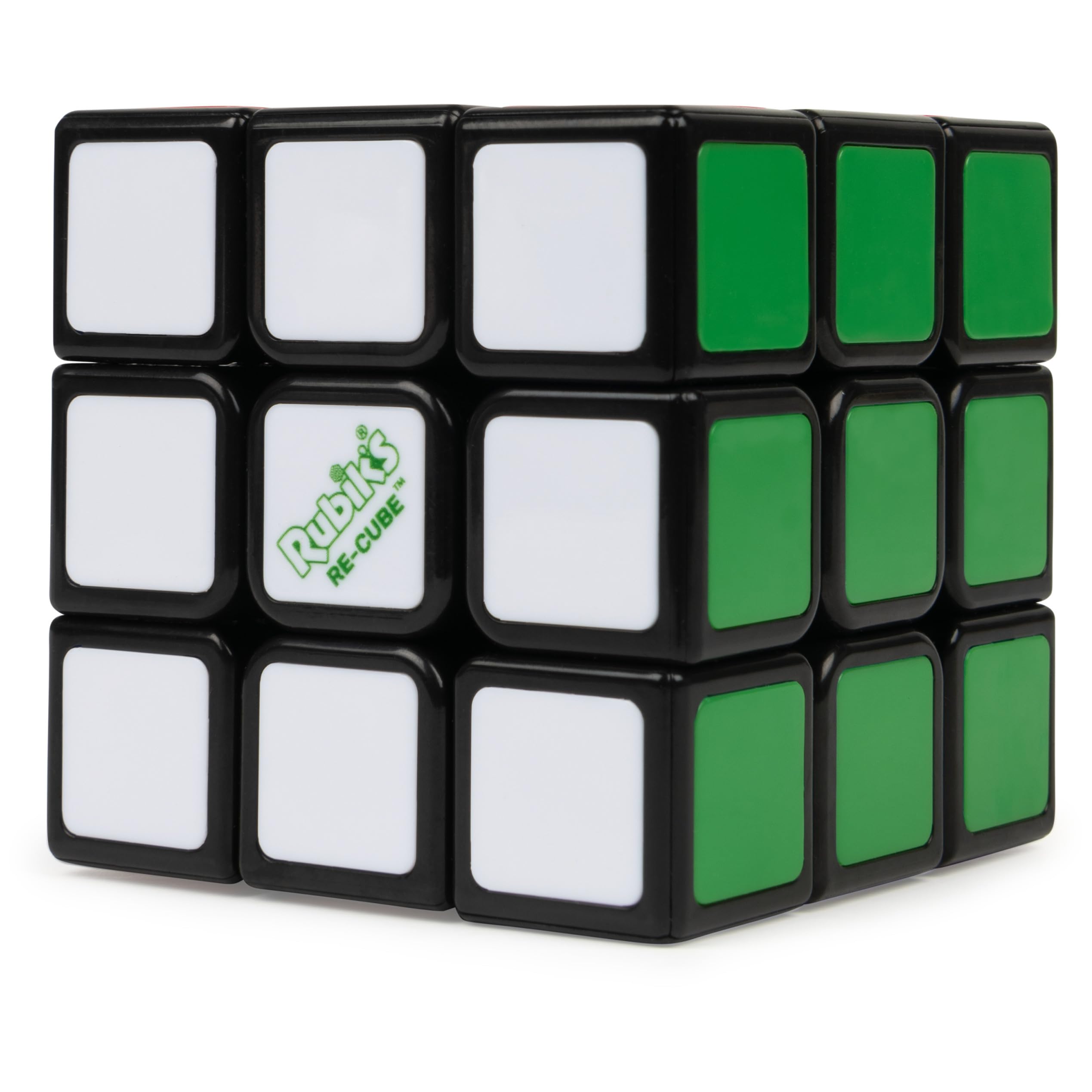 Cube Recube 3x3 Puzzle Game for Adults and Children Rubik's Magic Cube – 100% Recycled 3x3 Puzzle Colour Matching – Classic Cube Problem Solving – Children's Toy Age 8+