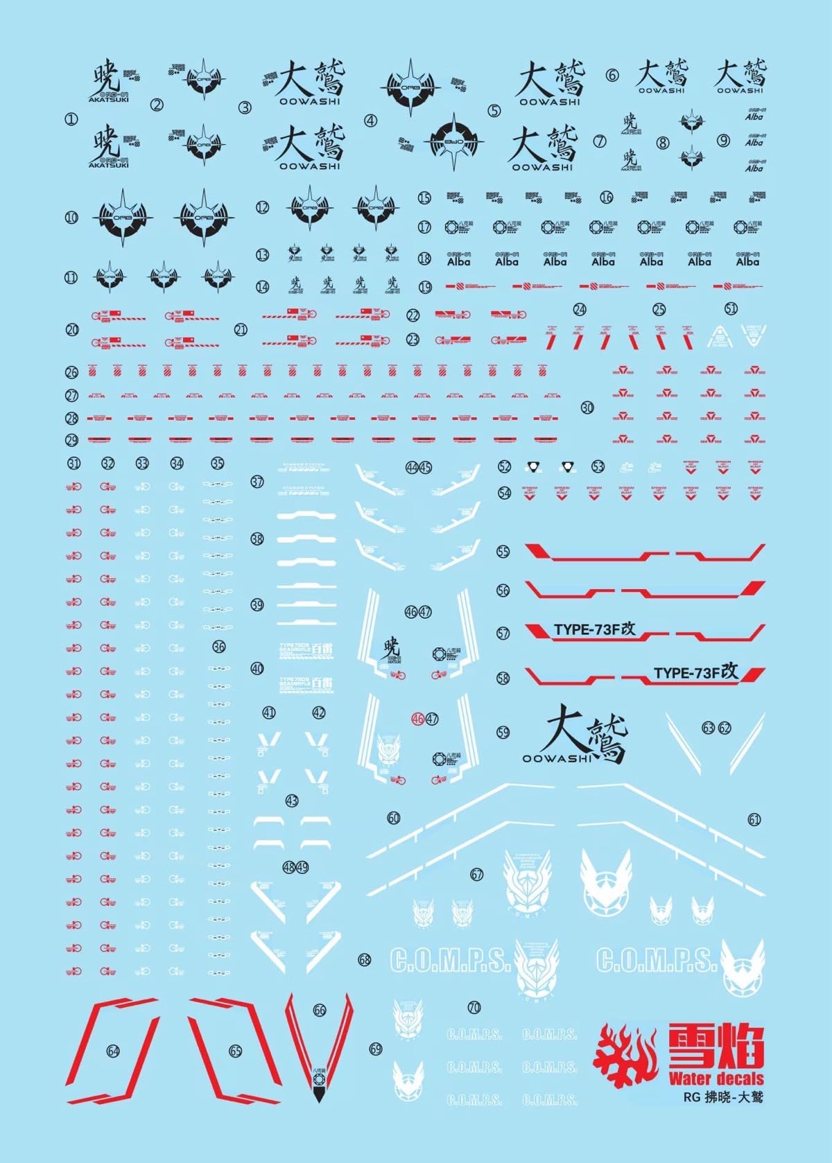 Amazon | 蛍光!! HG RG EG 1/144 ロボット MS 雪社ディテールアップ