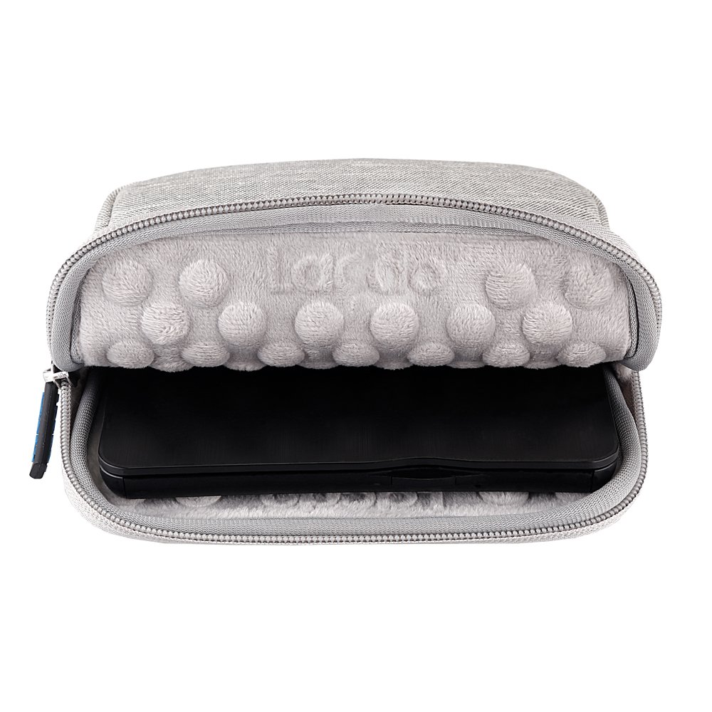 Lacdo Custodia Porta CD-DVD Borsa per HP Unità, Asus ZenDrive, Dell DW316, LG Samsung Apple Md564zm USB 2.0 SuperDrive Masterizzatore Blu-ray Portable Disco Rigido Antiurto e impermeabile, Grigio