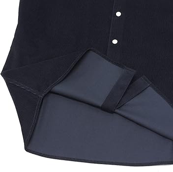 モンクレール　コーデュロイ ネイビーシャツ TG S モンクレール コーデュロイ ネイビーシャツ TG S