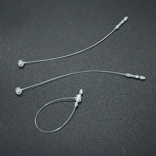 Miniatura 4 de 2000 piezas de plástico de cierre de etiqueta colgante de 5 pulgadas Pin lazo de seguridad mejor para tienda minorista ropa precio etiqueta