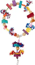 Pet Injet Brinquedo Papagaio Argola Madeira Para Pássaros