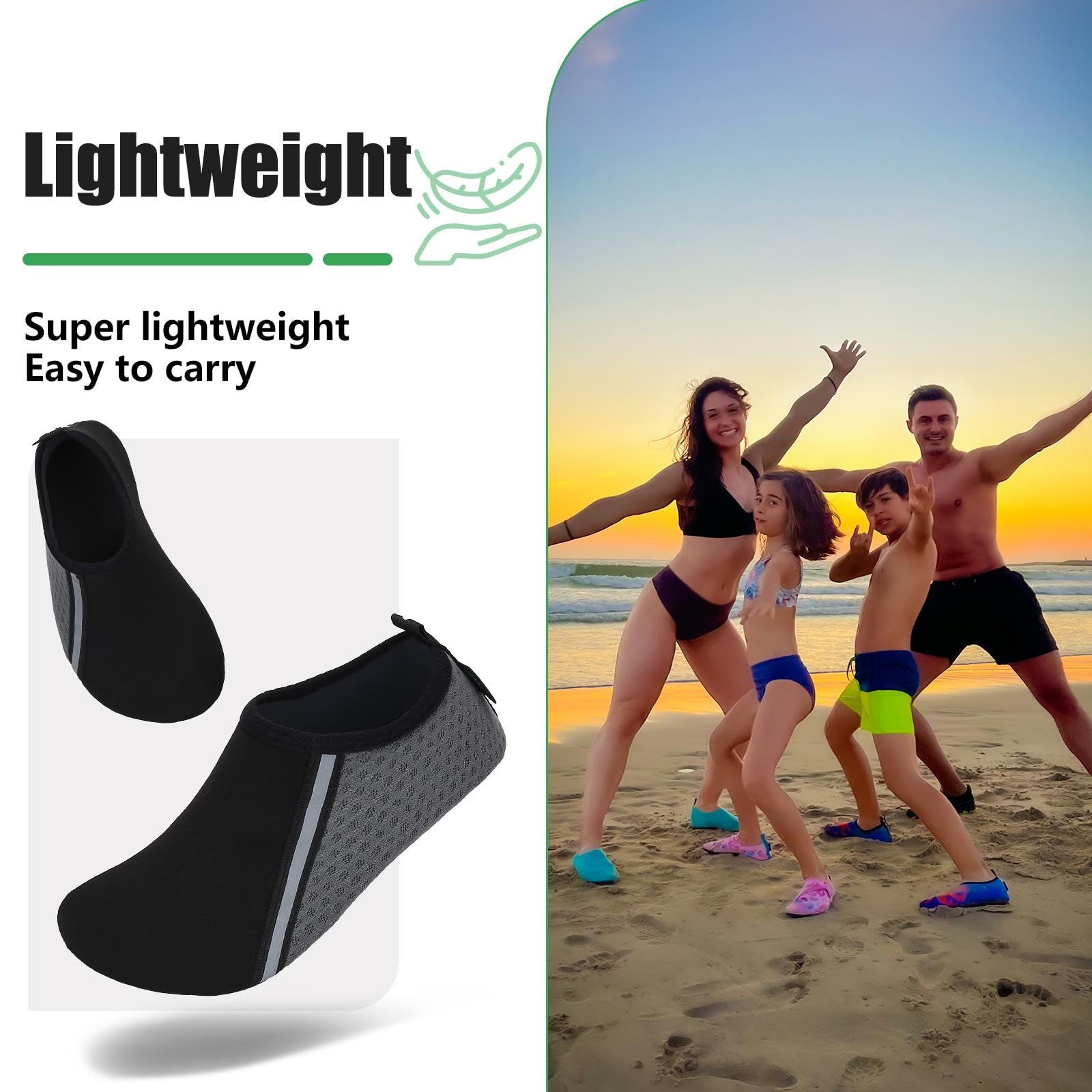 SAGUARO Scarpette da Scoglio Scarpe da Sport Acquatici, Unisex