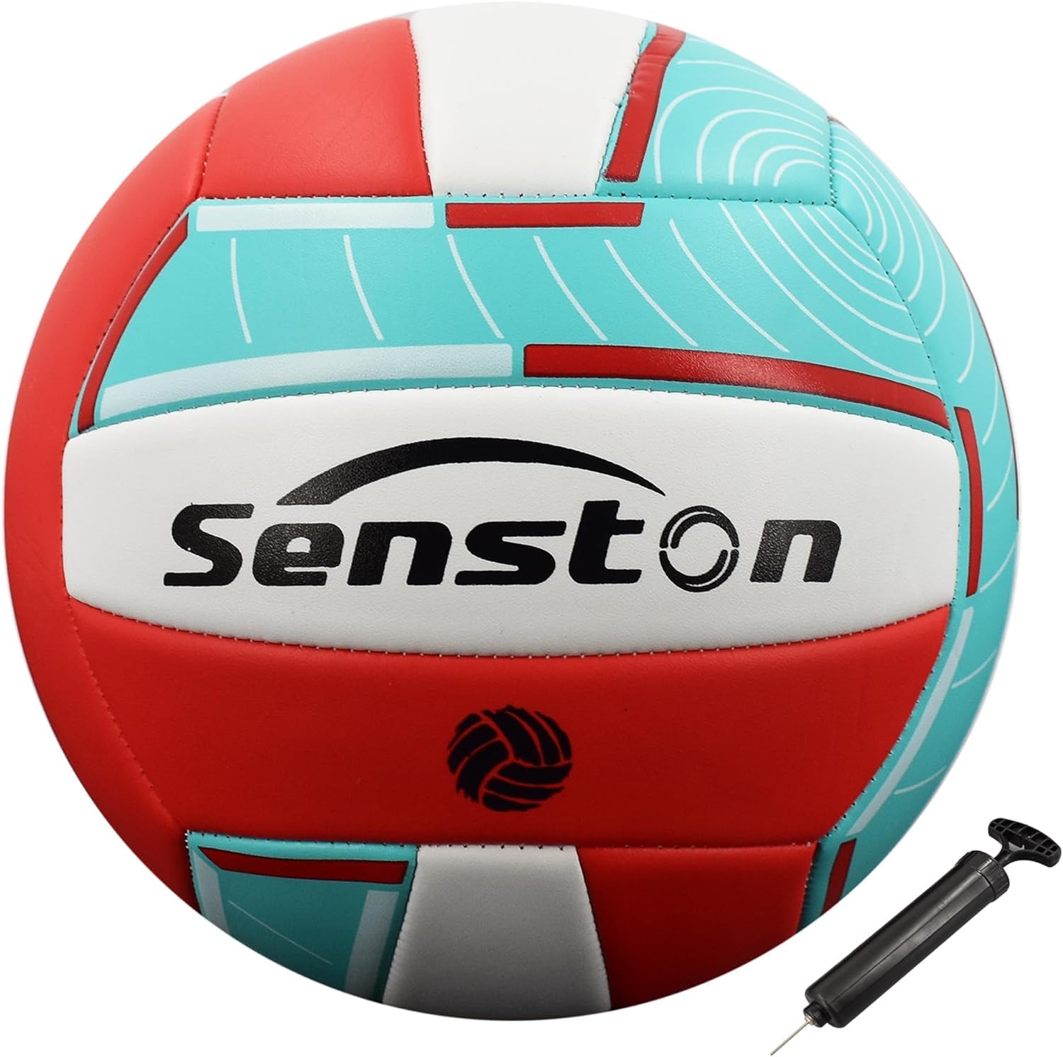 Senston Sports siatkówka wodoodporna, treningowa, siatkówka plażowa, czerwona