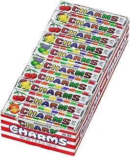 Charms Squares, Assorted Fruit Flavors, 20 Count (Pack of 1)