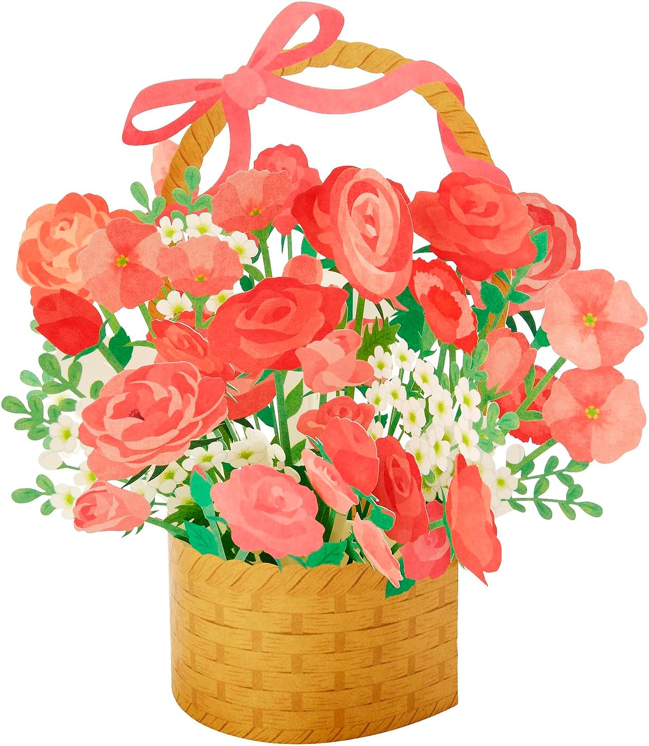 Sanrio BD110-2 SANRIO 831743 Birthday Card, Blue Flowers in a Transparent Vase, Greeting Card, International Shipping Available, BD110-2