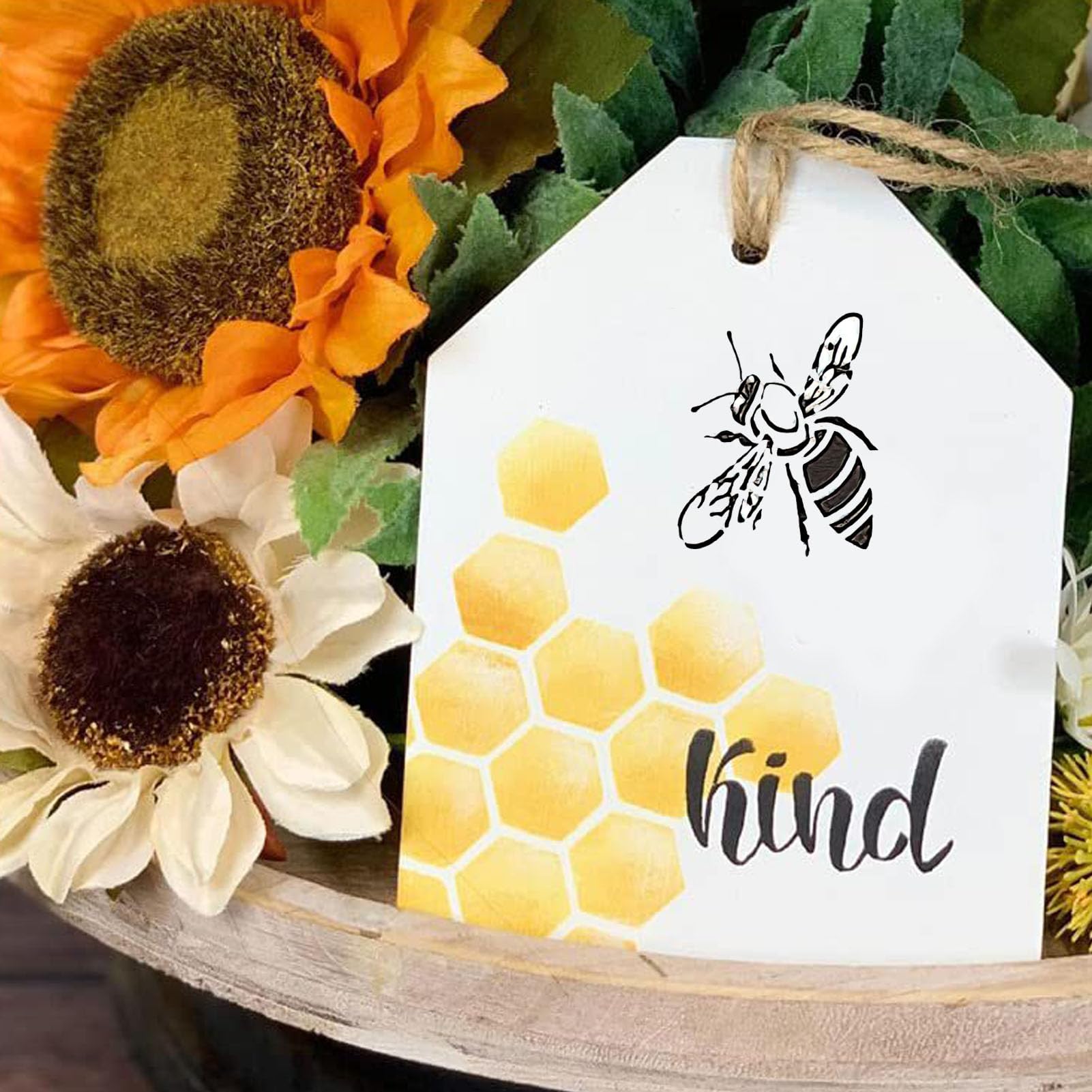 Stencil Fiori Di Campo E Animali - 10 Modelli Per Decorazione Fai Da Te - Foto 8