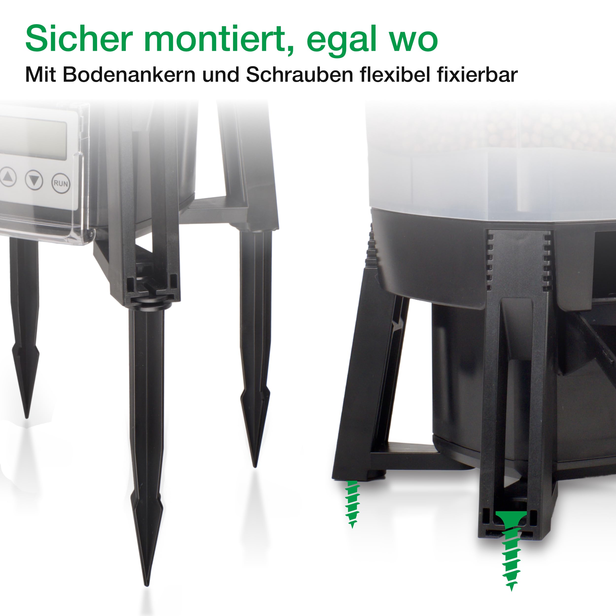 Wagner Green Solar Teich Futterautomat 6L programmierbarer Futterspender