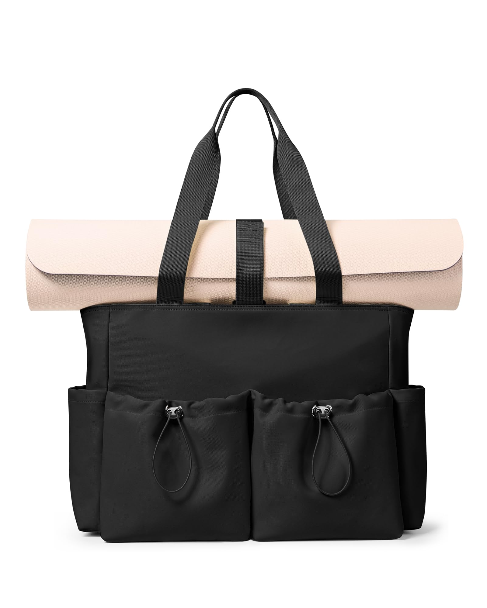 KALIDI FANCY FORESTKALIDI Yoga Mat Bag Gym Bag for Women Tote with Pockets, Workout Bag Handbag with Zipper for Travel Sport Pilates Work Commute