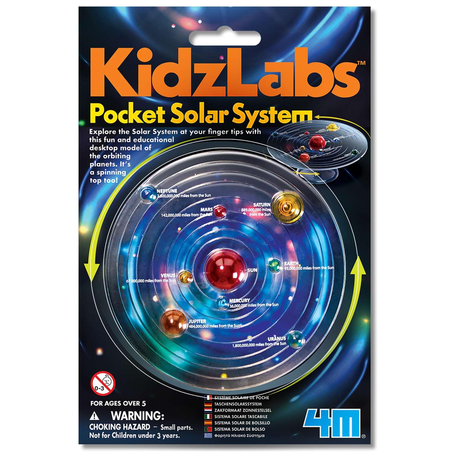 4M Kidzlabs - Pocket Solar System