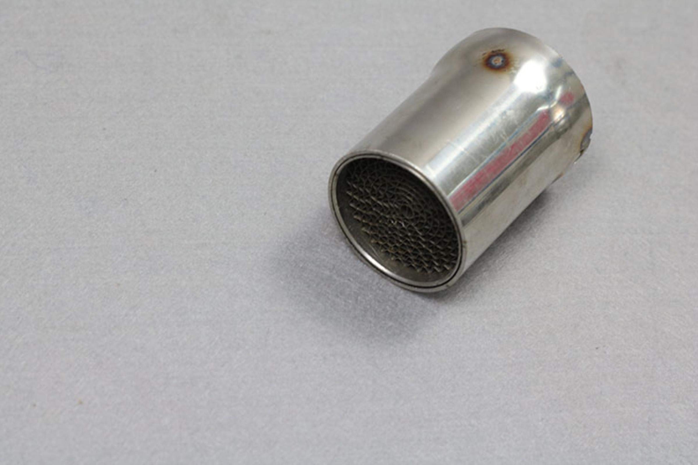 Uitlaat Middenpijp Katalysator, Motorfiets Uitlaatpijp Katalysator RVS Voor Midden Uitlaatdemper Universeel Voor Motor (35 * 50mm