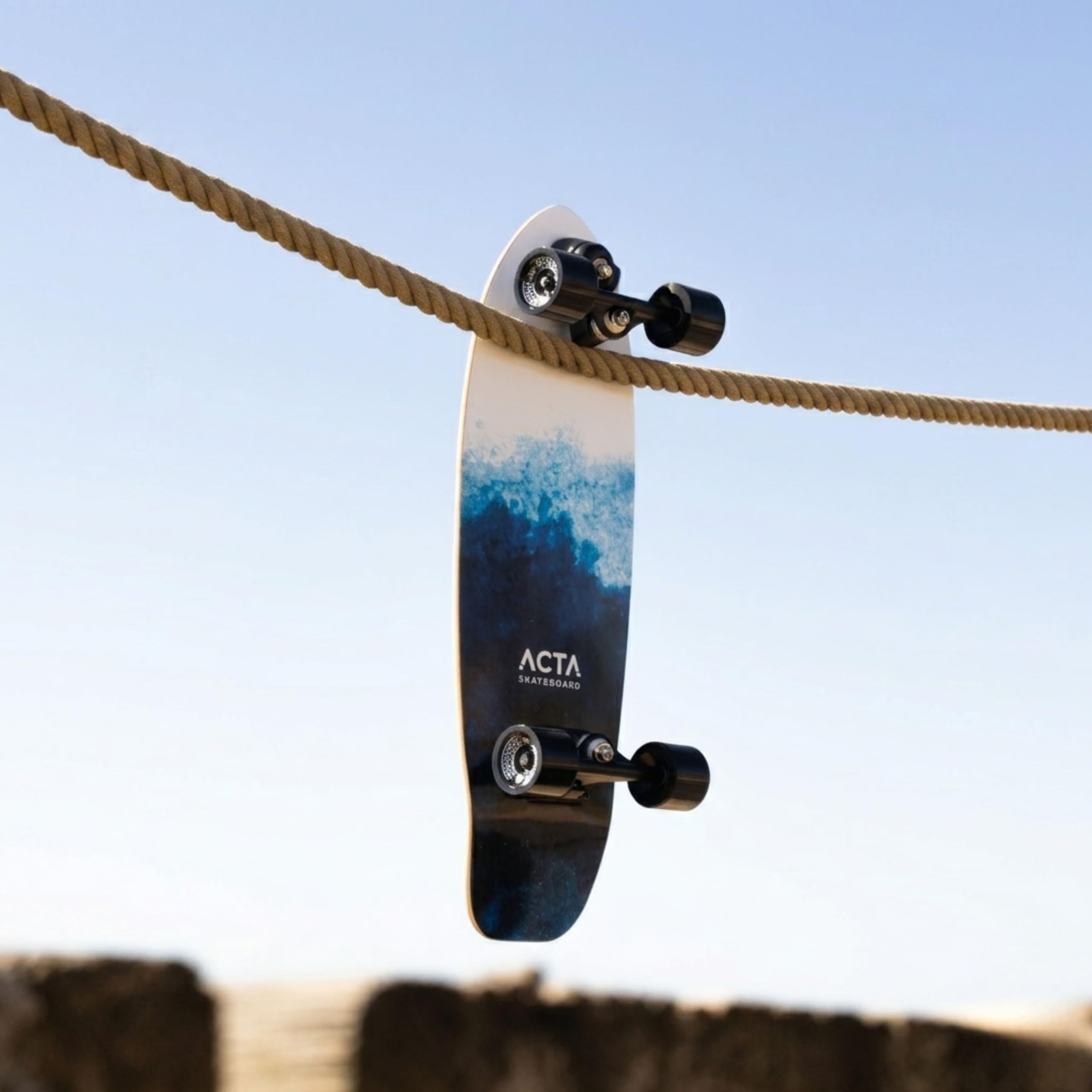ACTA Surfskate Foam V2 31" - Ocean - Tabla de Surf de Arce de 7 Pliegues, Ideal para Principiantes e intermedios, para pumptrack, Cruising y Carving Urbano